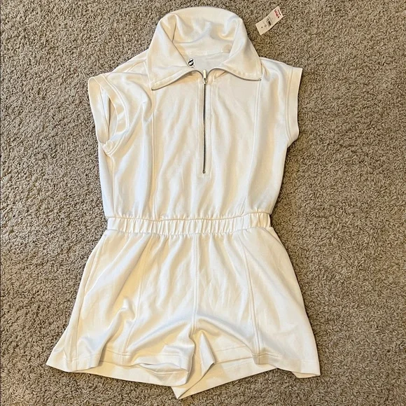 Lou & Grey Scubasoft Collared Romper - Picture 1 of 1